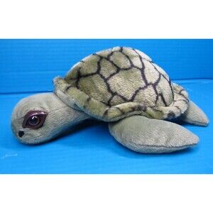 Sea World Busch Gardens 11" Green Sea Turtle Plush Stuffed Animal